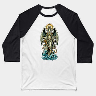 Listitia Goddess of Justice Baseball T-Shirt